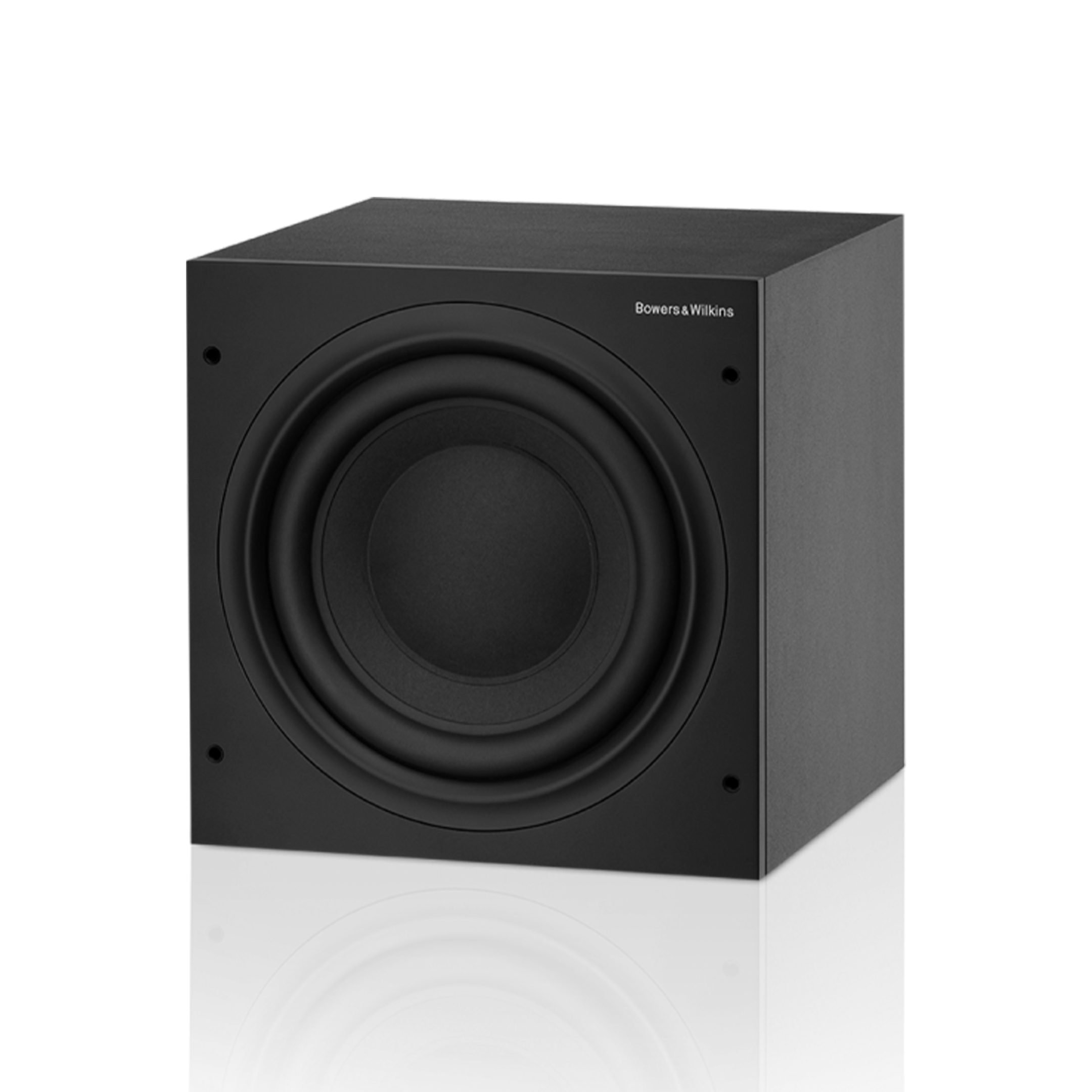 ASW608 - Black Front woofer uncovered