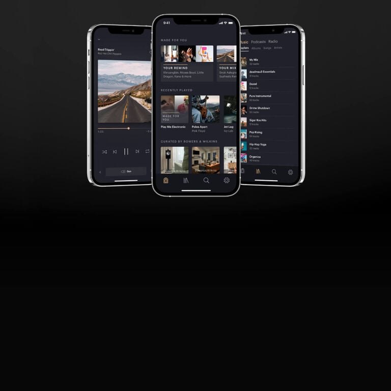 The Bowers & Wilkins Music app